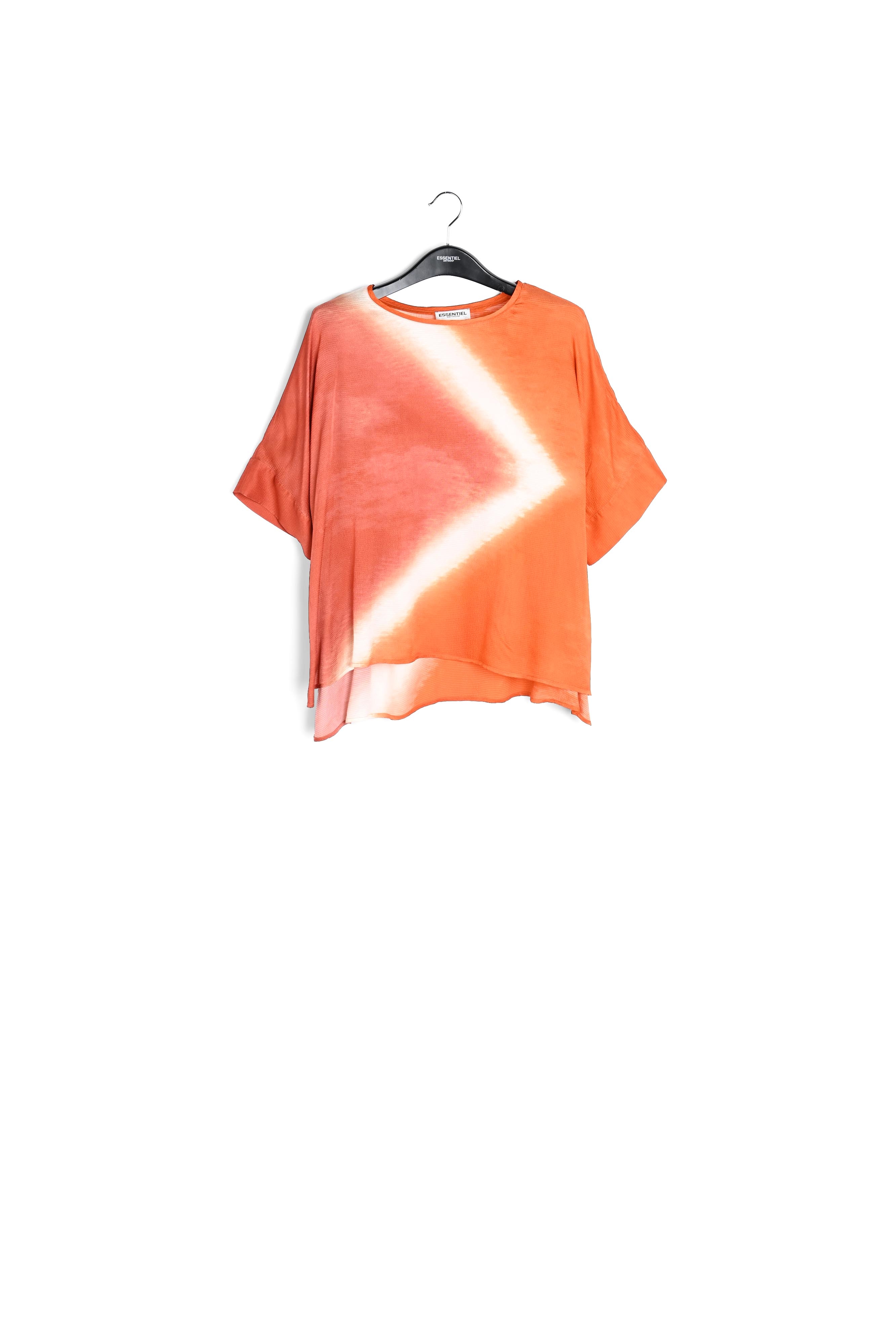 Top carré au tie-dye orange RE—SSENTIEL seconde main photo 1