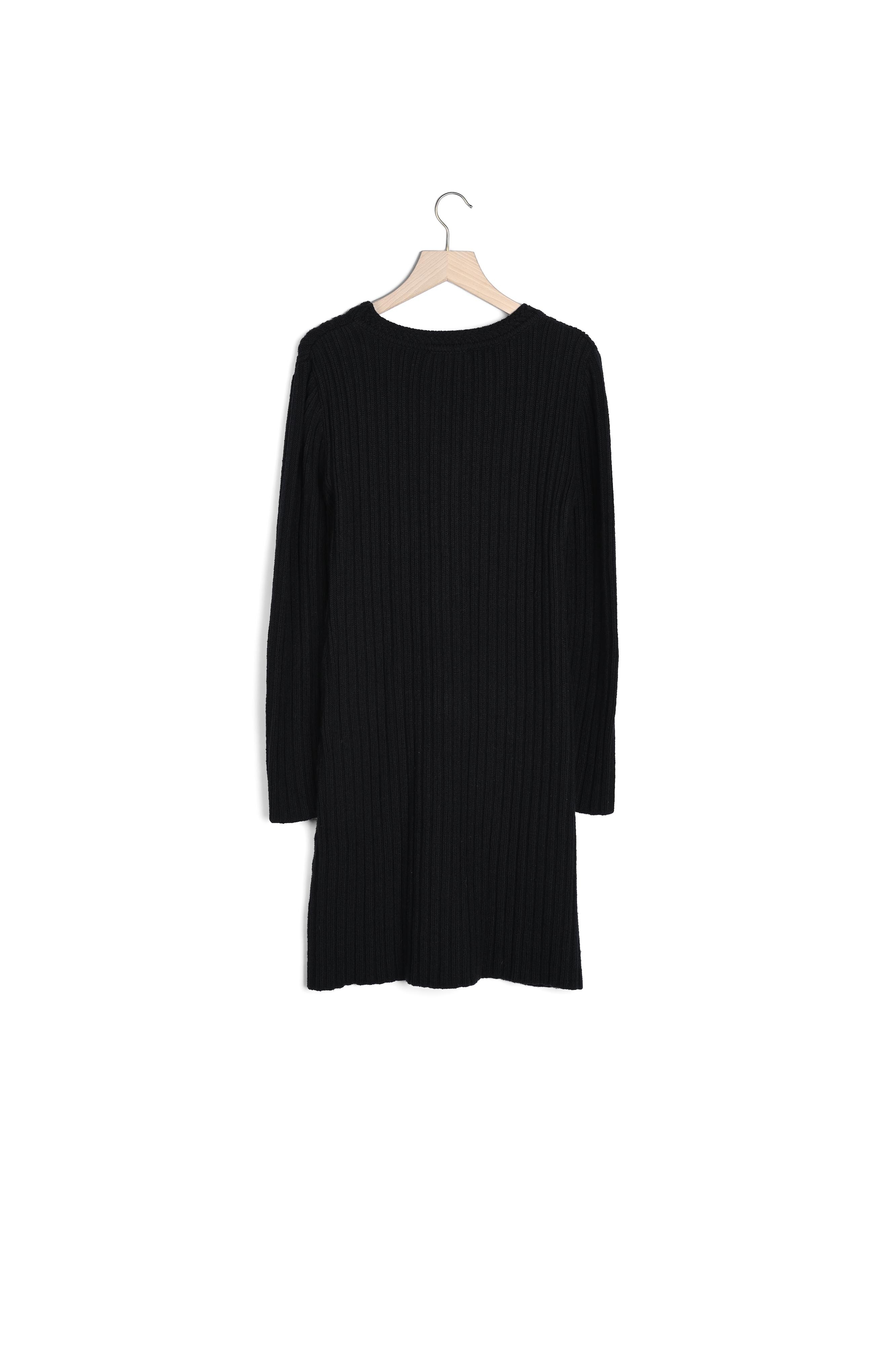 ROBE KARLA NOIRE EN LAINE Balzac seconde main photo 2