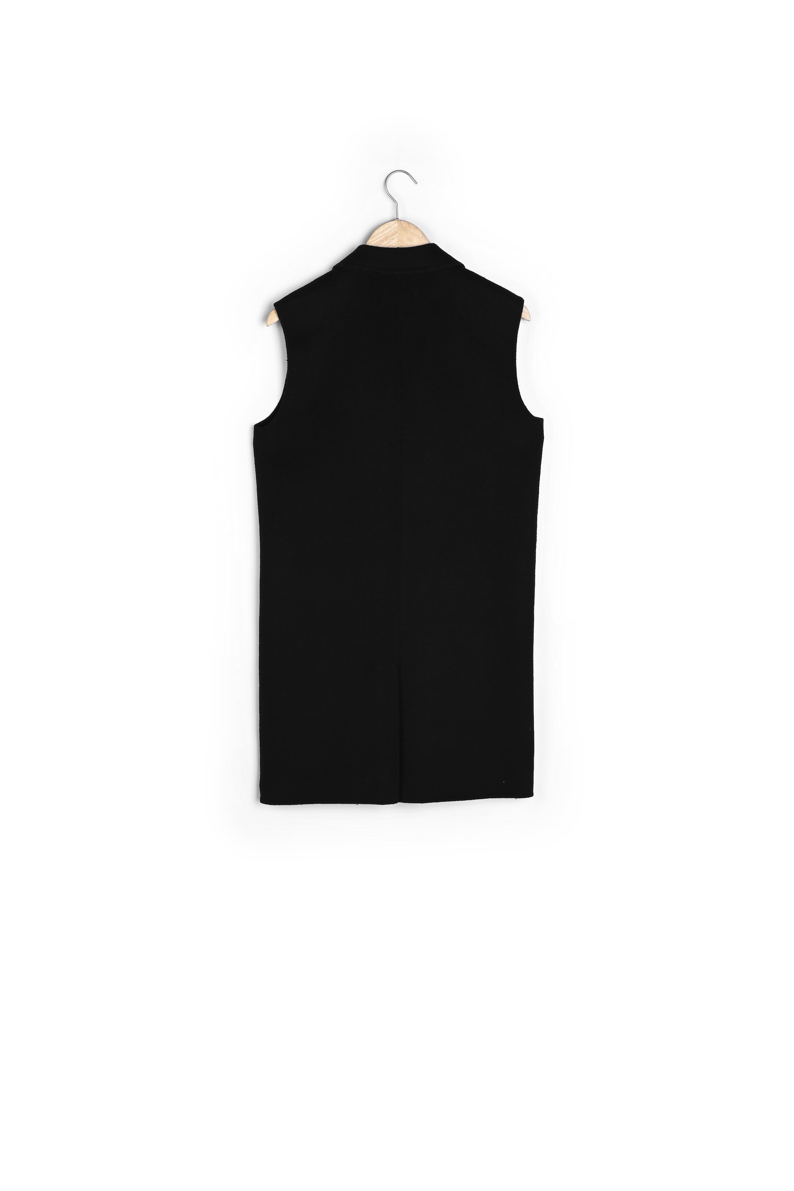Veste de tailleur sans manches noire Maeva Maison 123 seconde main photo 4