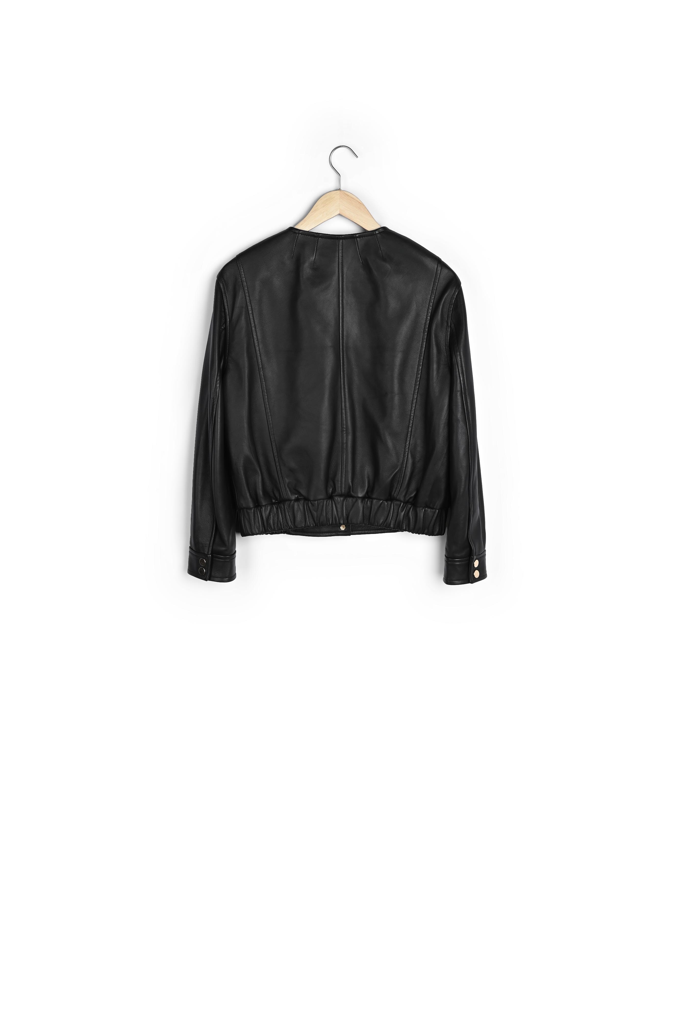 Blouson en cuir BELLA Maison 123 seconde main photo 2