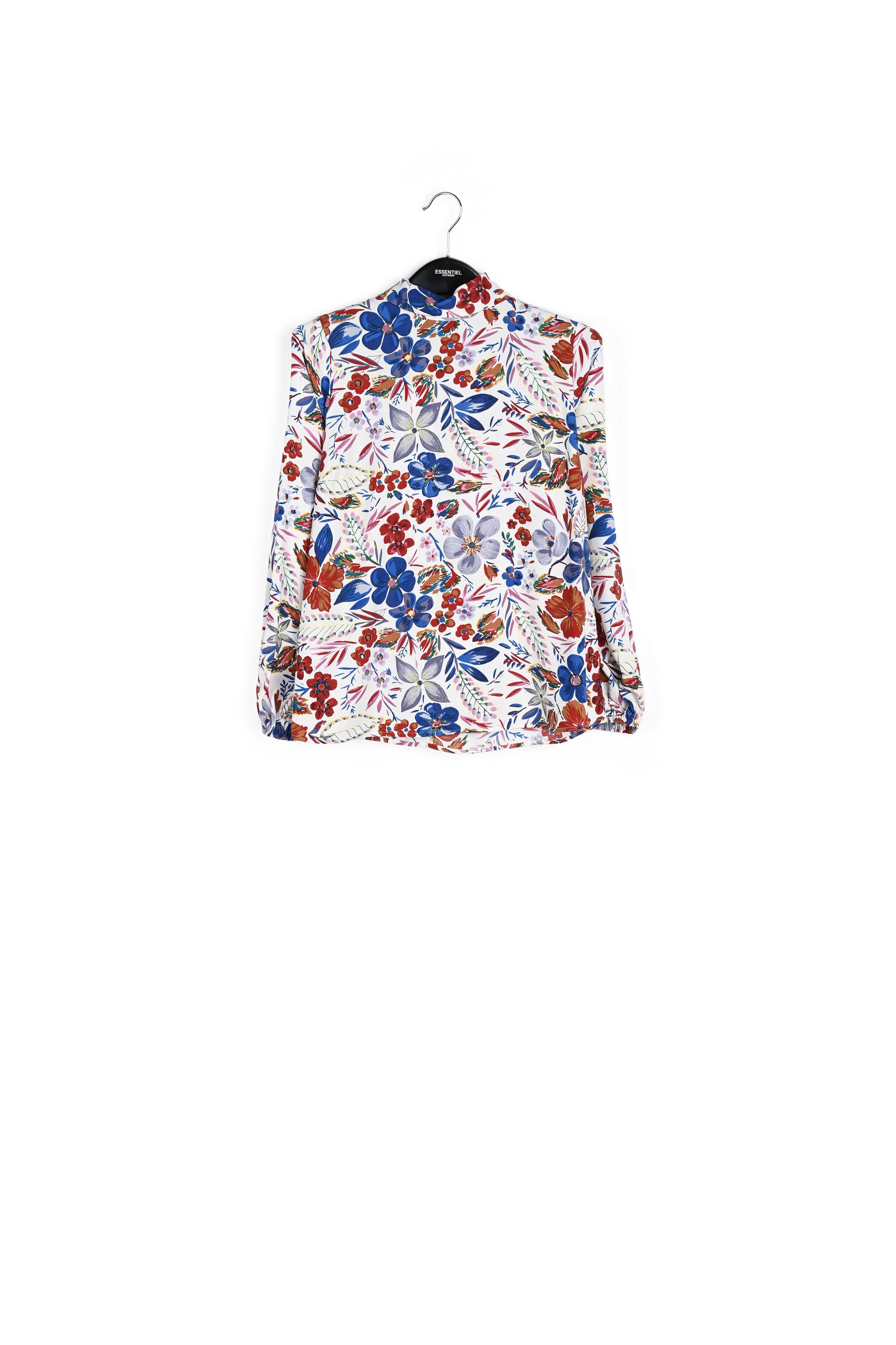 Off-white floral pussy bow shirt RE—SSENTIEL second-hand photo 1