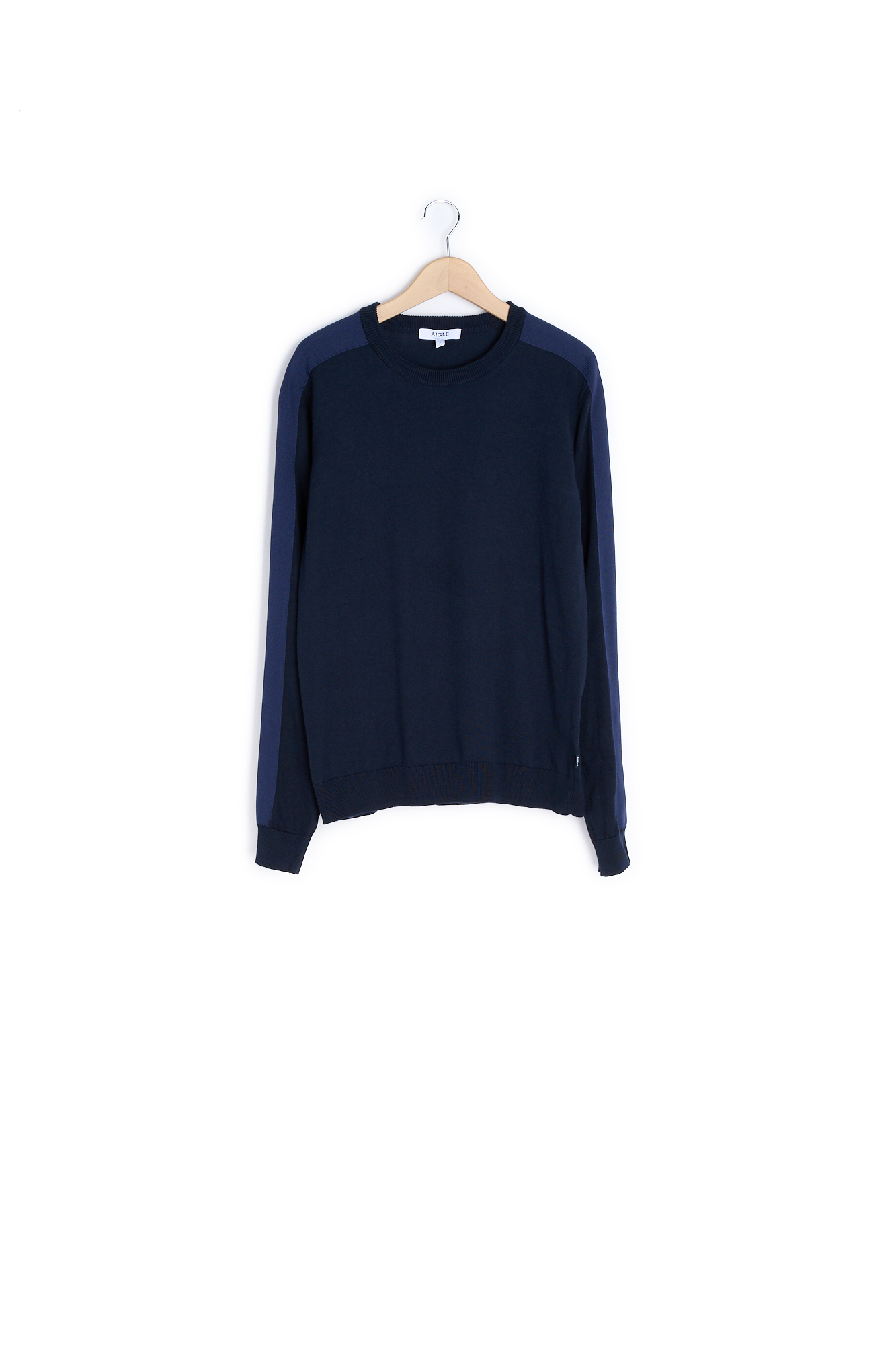 Pull col rond en coton Aigle seconde main photo 1