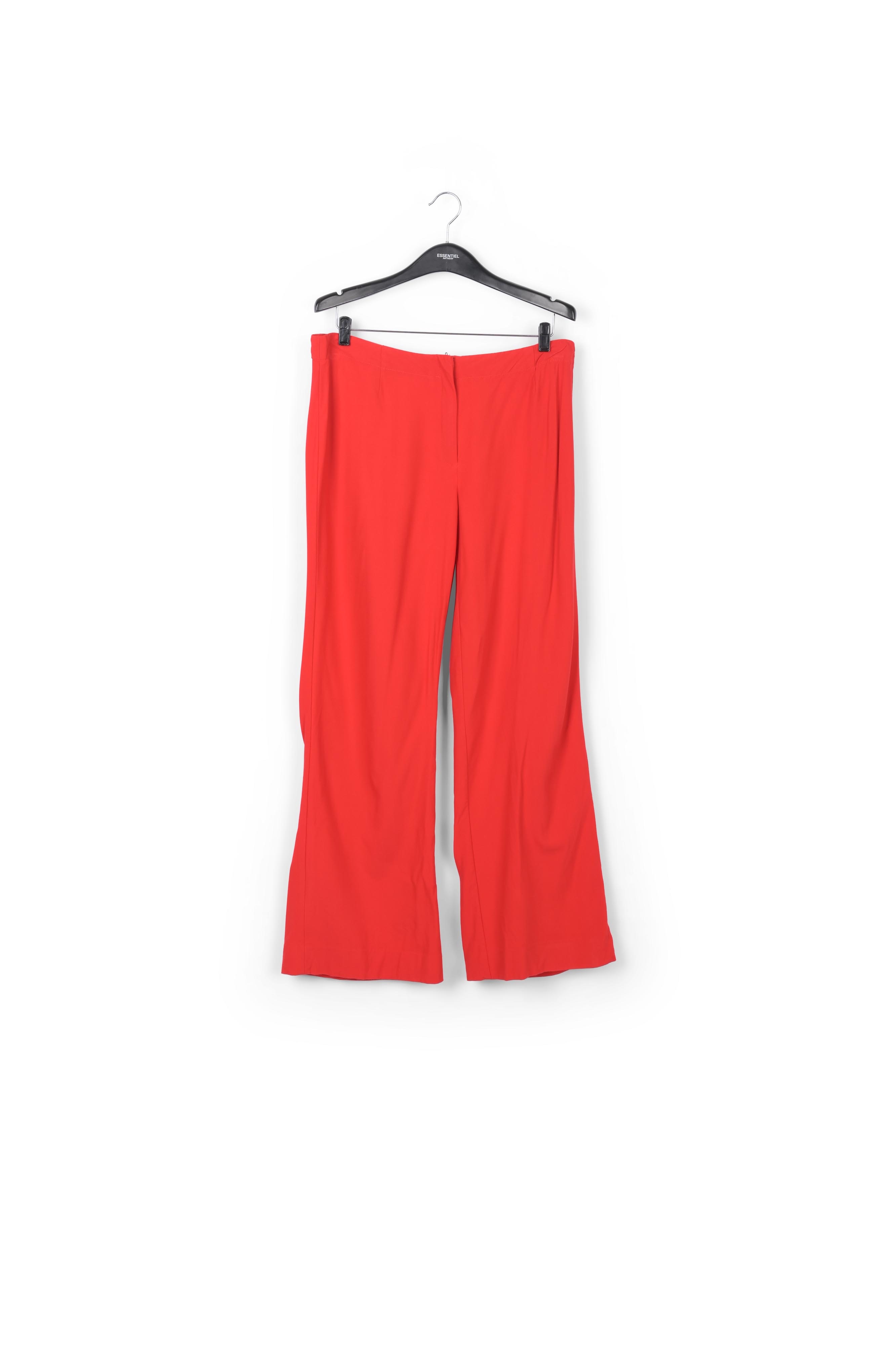Red wide-leg high waist pants RE—SSENTIEL second-hand photo 1