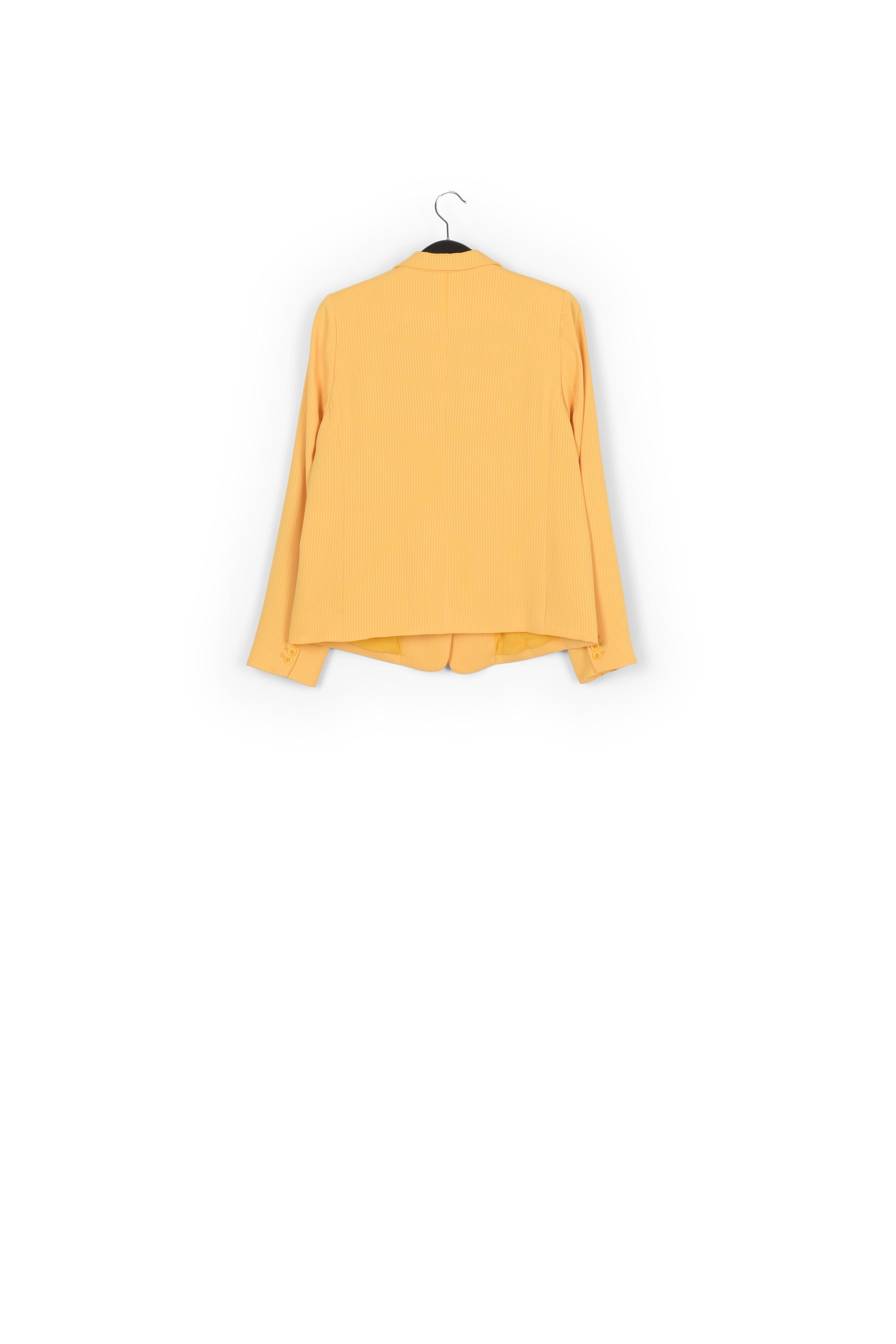 Gele gestreepte blazer RE—SSENTIEL tweedehands photo 2