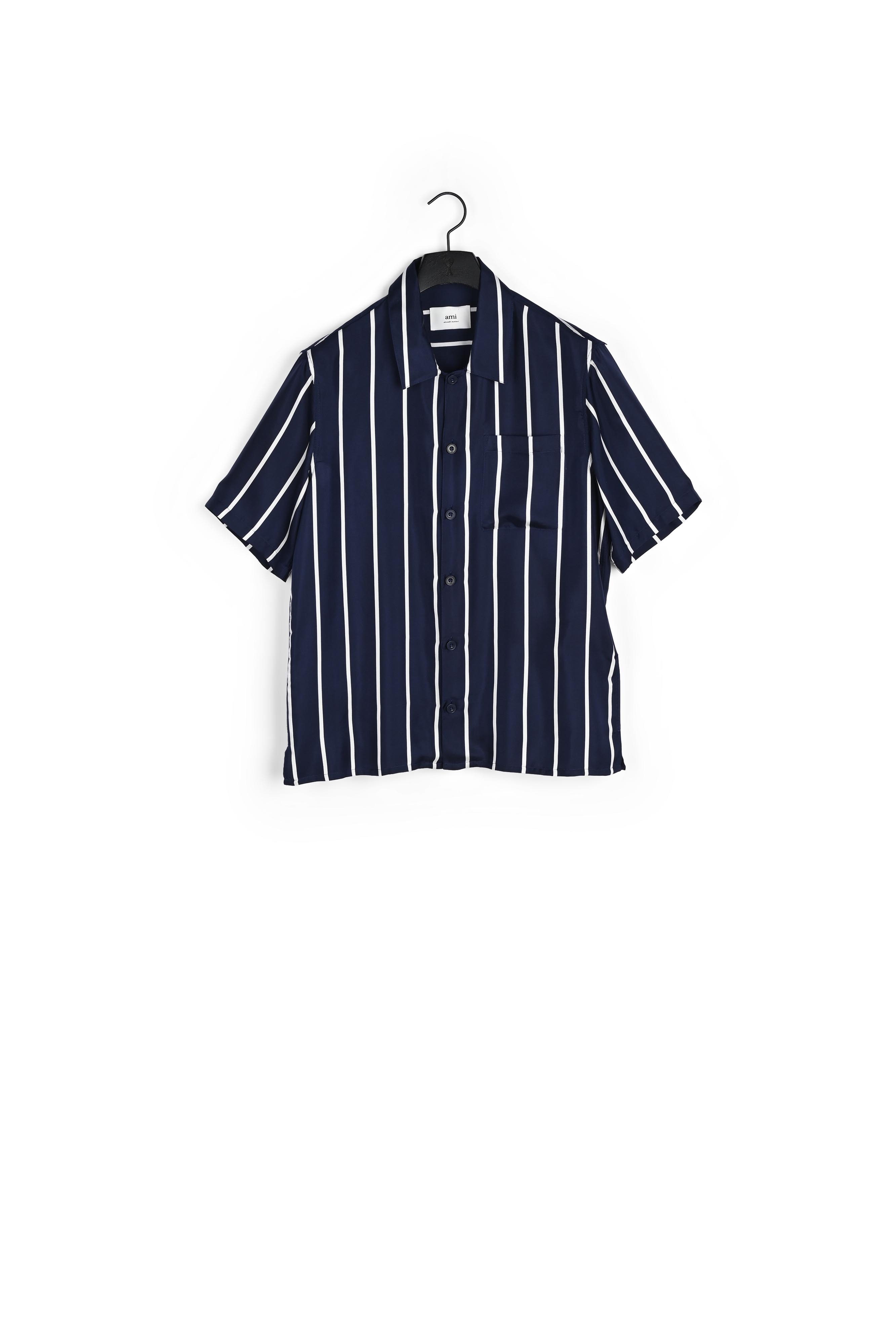 Bleu nautique/blanc nat