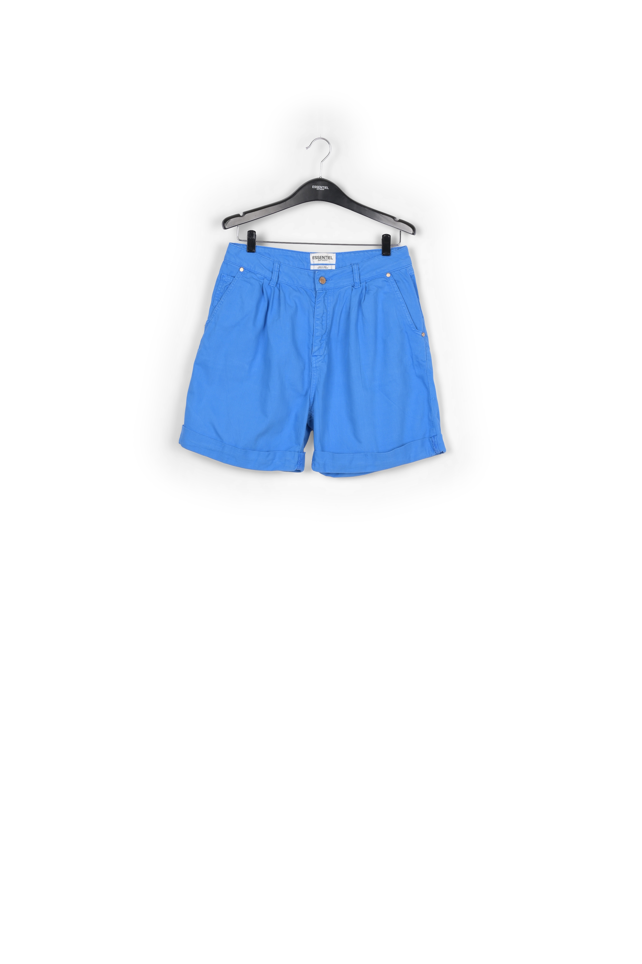 Blue denim boyfriend shorts RE—SSENTIEL second-hand photo 1