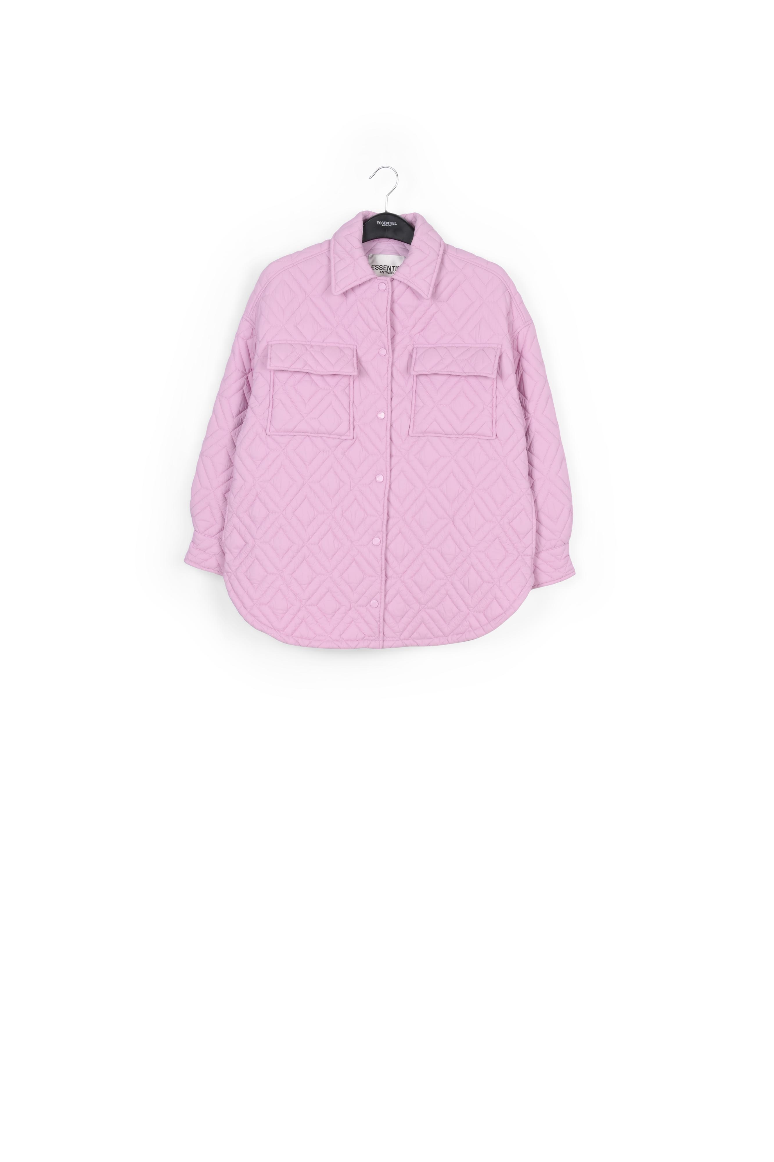 Lilac quilted jacket RE—SSENTIEL second-hand photo 1
