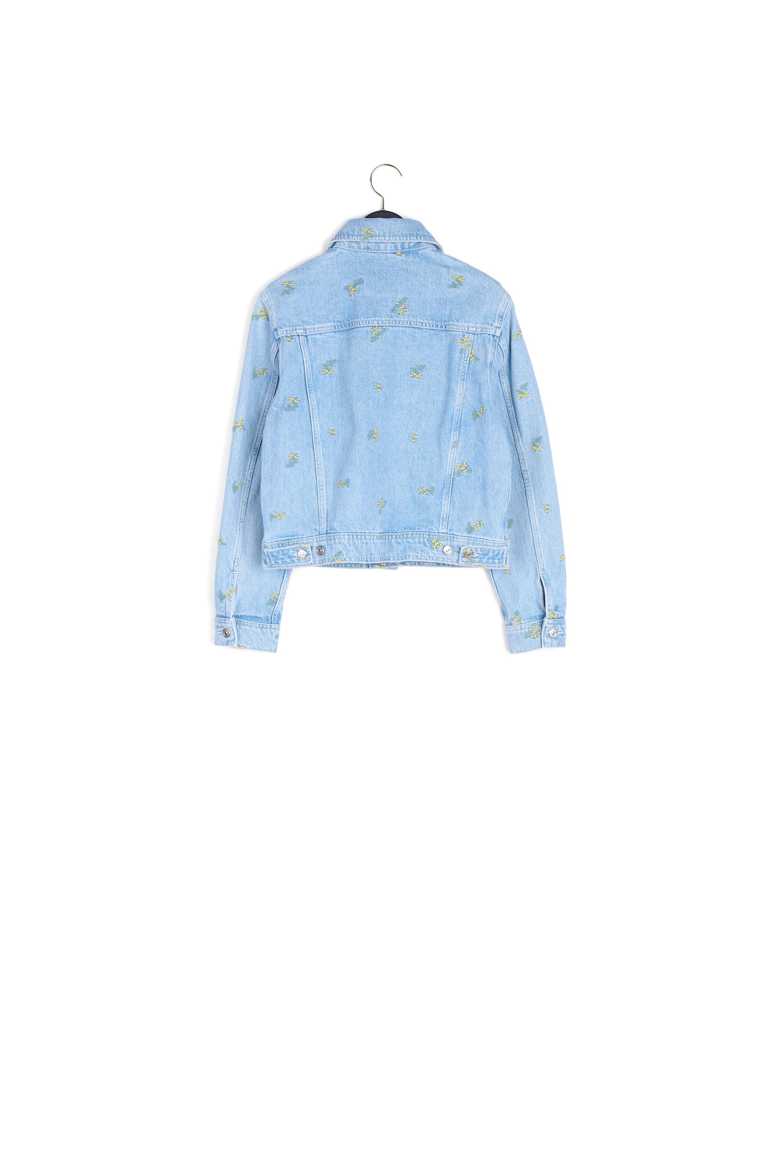 Photo produit Veste Jean Broderies Mimosa numéro 1