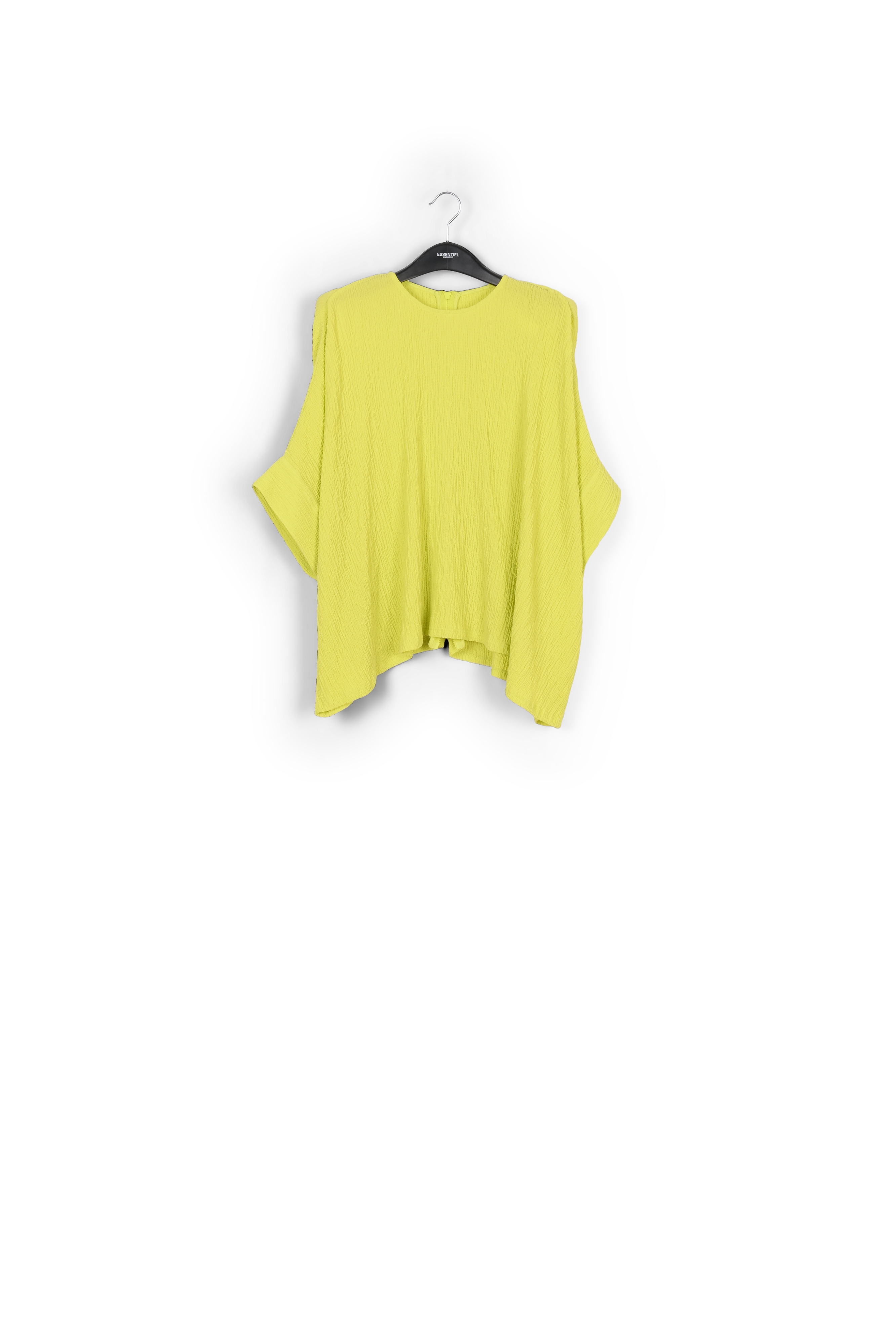 Lime green oversized seersucker top RE—SSENTIEL second-hand photo 1