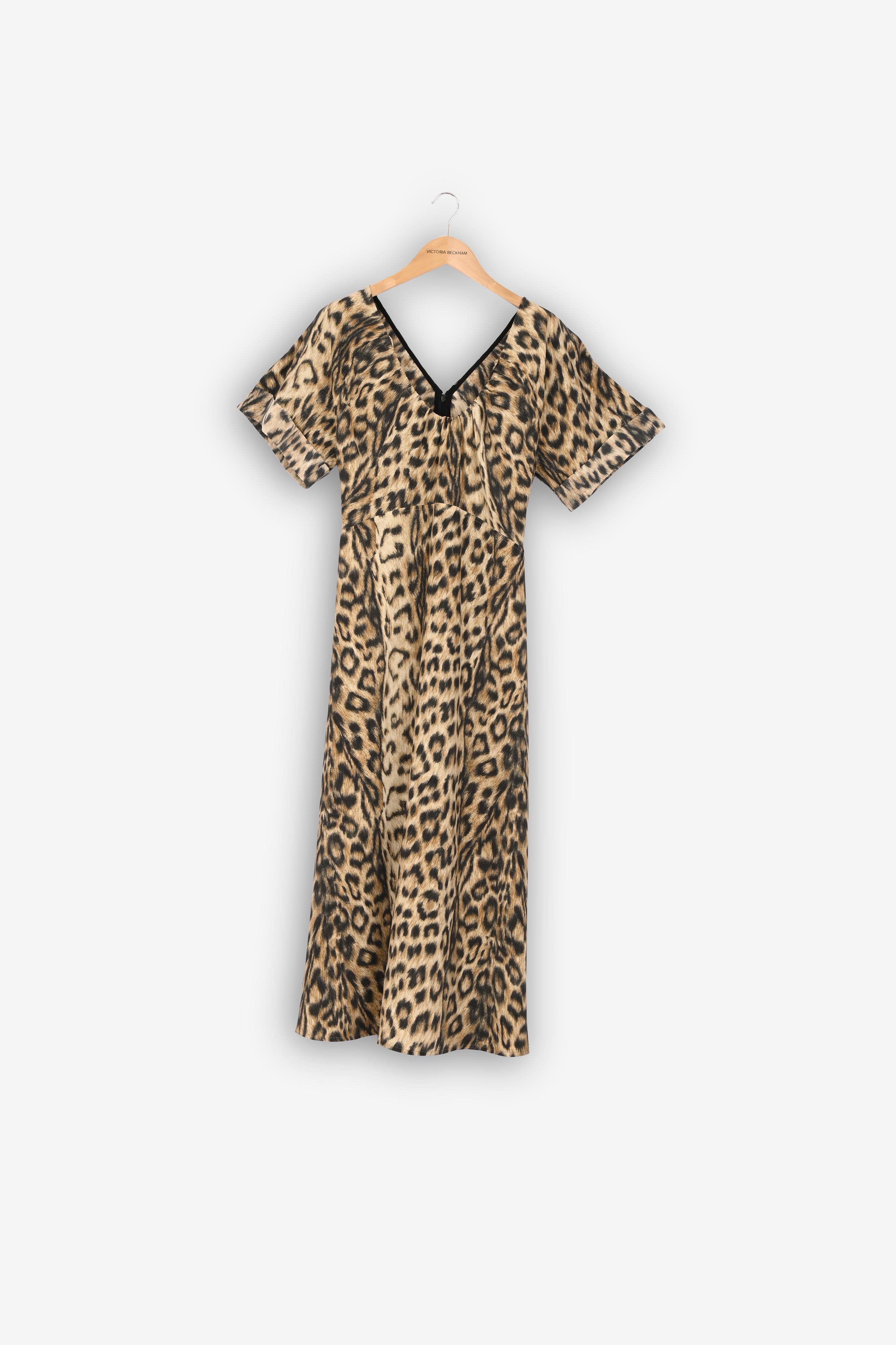 Tie Detail Short Sleeve Midi Dress Victoria Beckham second-hand photo 2