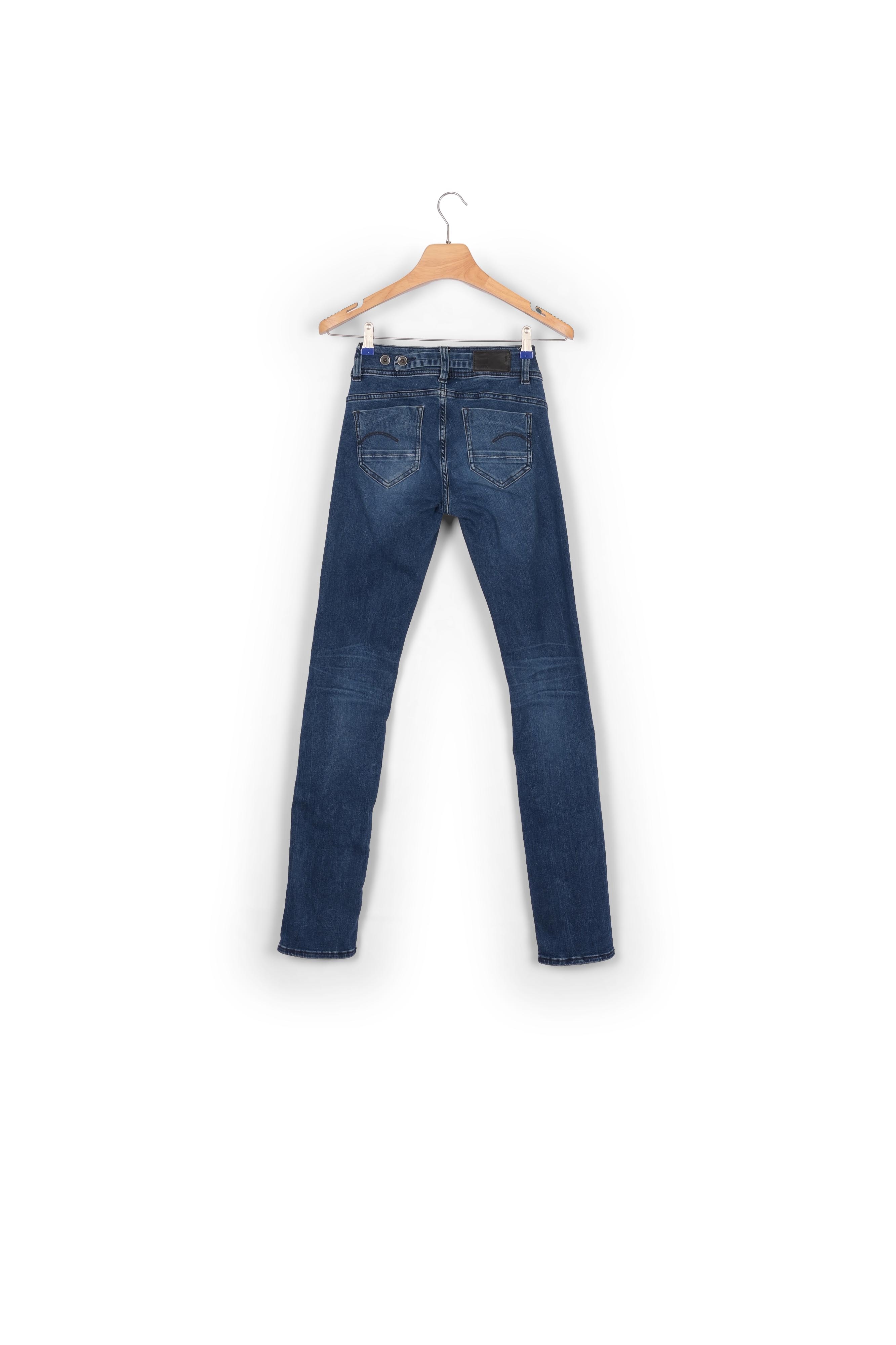 Midge Saddle Mid Waist Straight Jeans G-star Second-Hand photo 2
