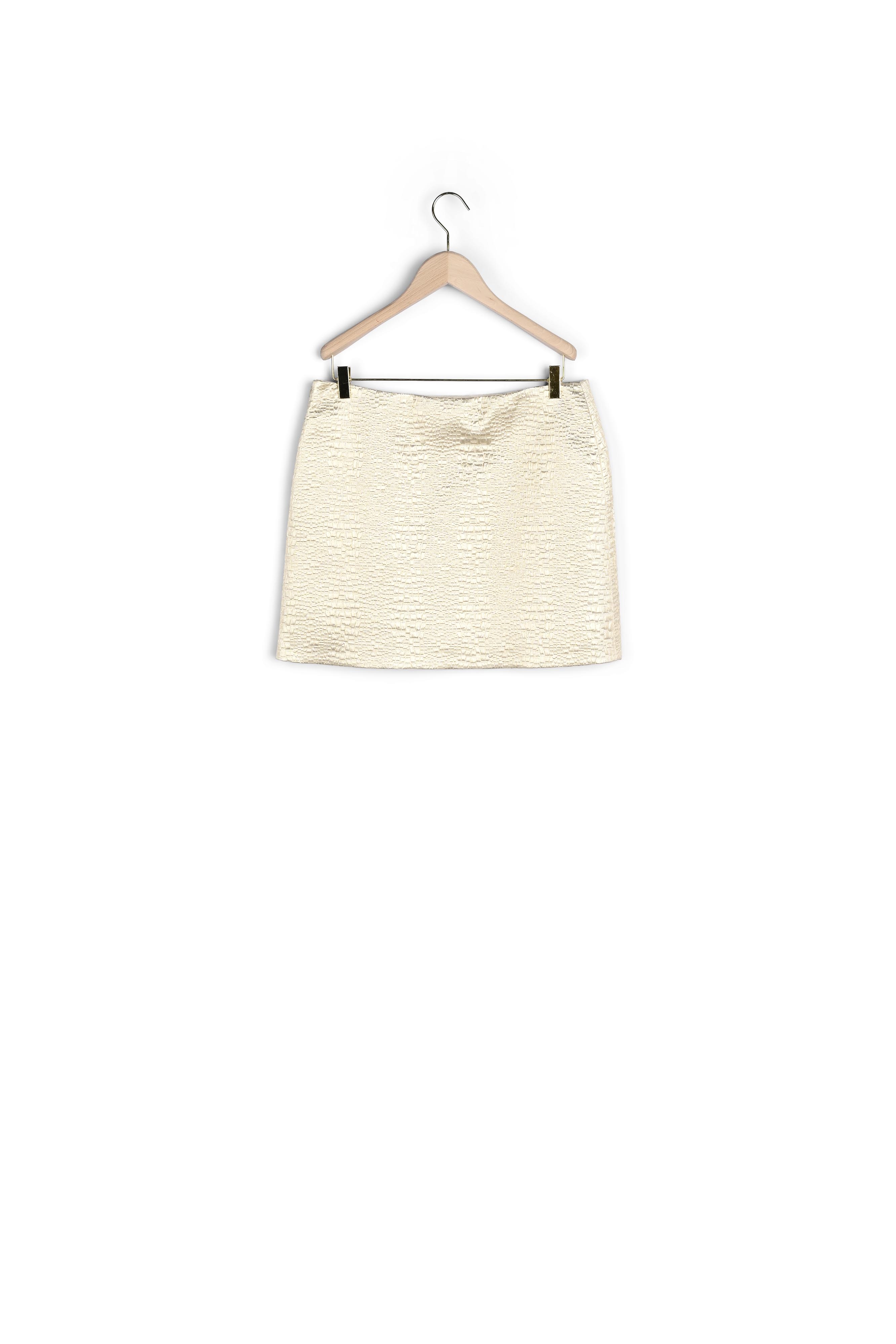 Jupe Jude or jacquard lurex Tara Jarmon seconde main photo 7