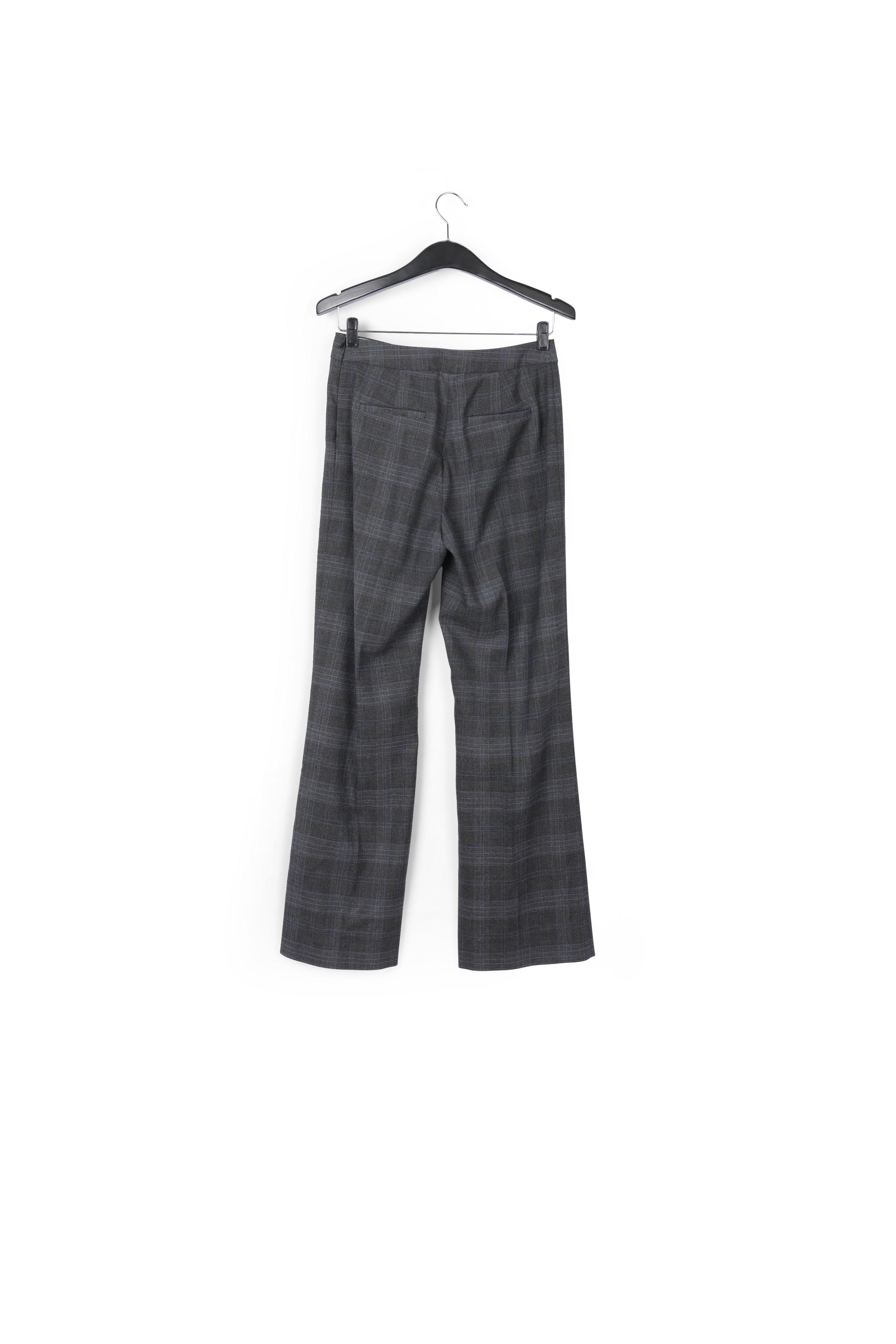 Grijze geruite klassieke broek RE—SSENTIEL tweedehands photo 2