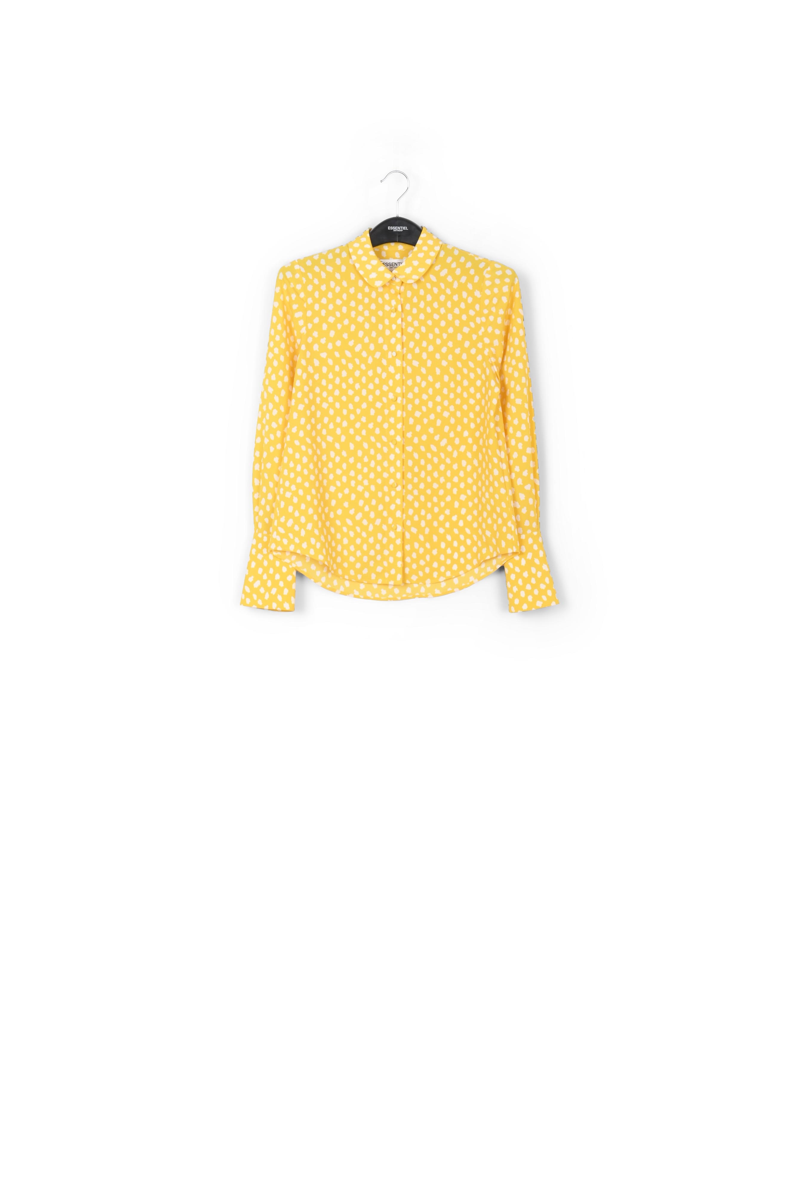 Chemise jaune à pois RE—SSENTIEL seconde main photo 1