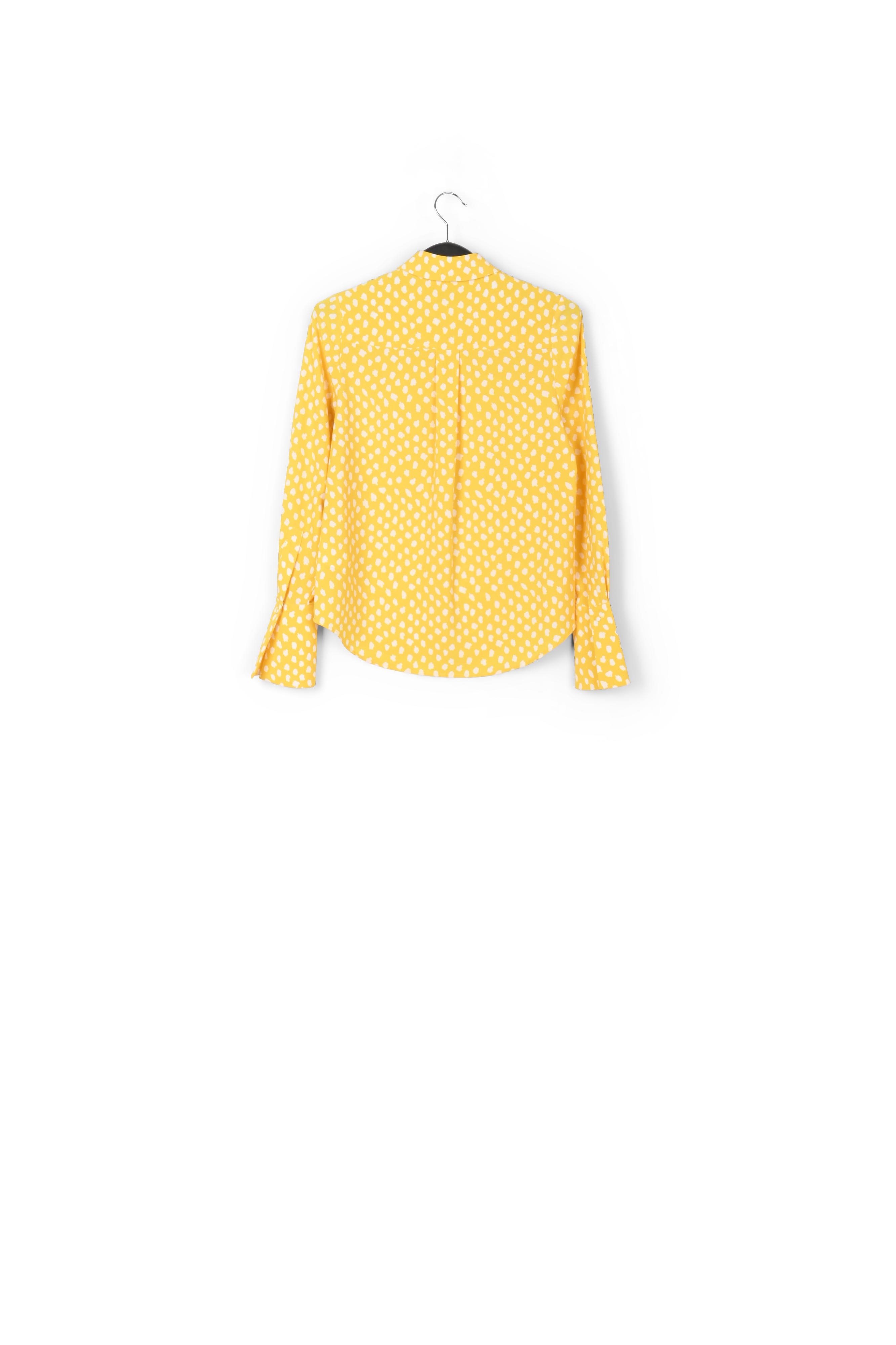 Chemise jaune à pois RE—SSENTIEL seconde main photo 2